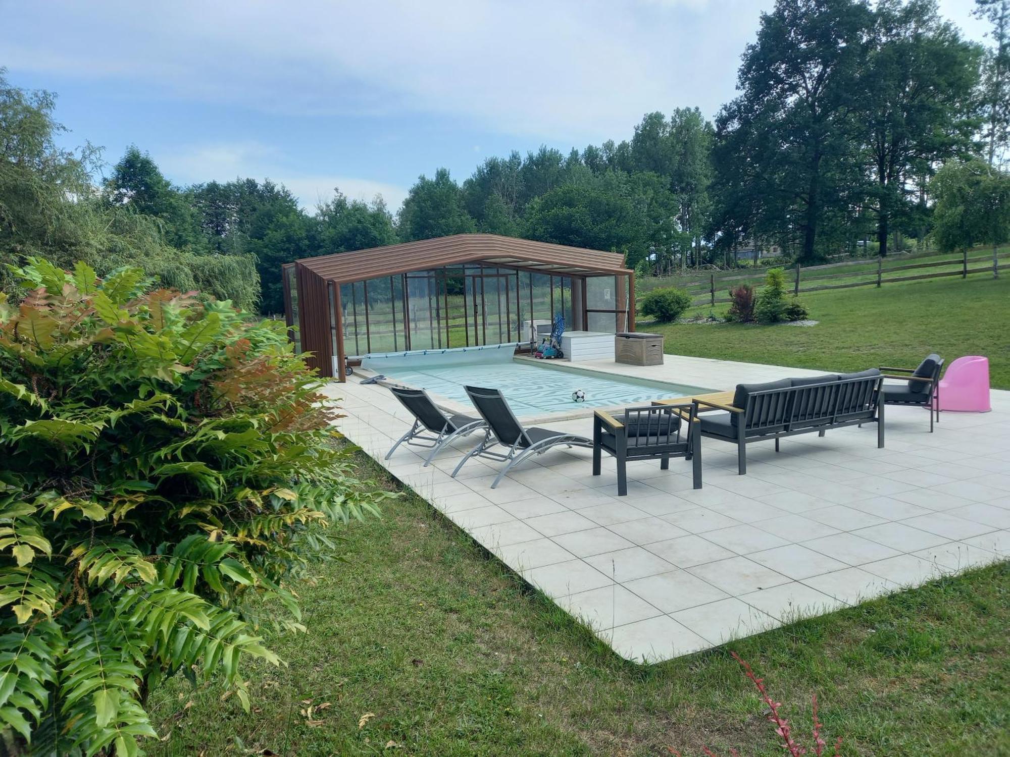 Chalet Au Coeur De La Nature Le Grand-Luce Ngoại thất bức ảnh